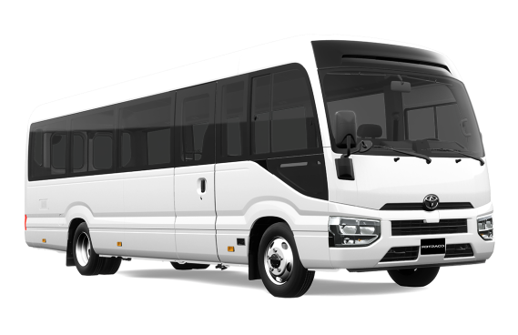 Toyota Coaster Bus 2023 Model | Staff Bus Hire Service in Abuja, Lagos Also available in Kano, Port Harcourt & other major cities in Nigeria.
